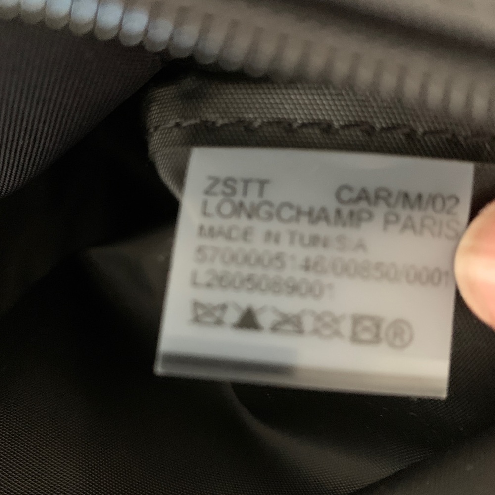 Medium BLACK Longchamp Tote